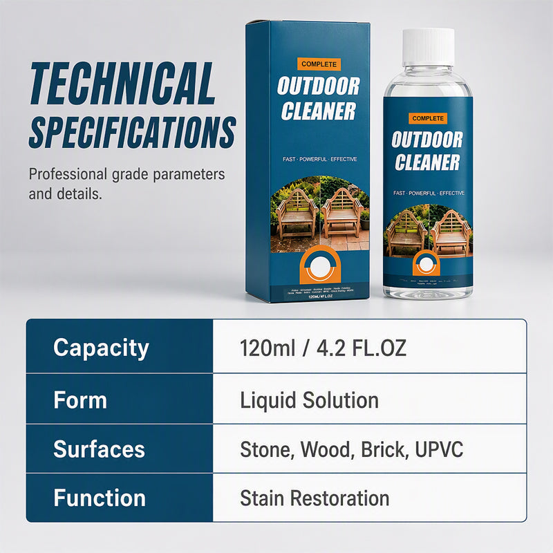 📢50% OFF!🏆Multi-Surface Stone Cleaner – Effectively eliminates moss, black spots, and hard water stains, plus effortlessly handles weeds growing in cracks and joints