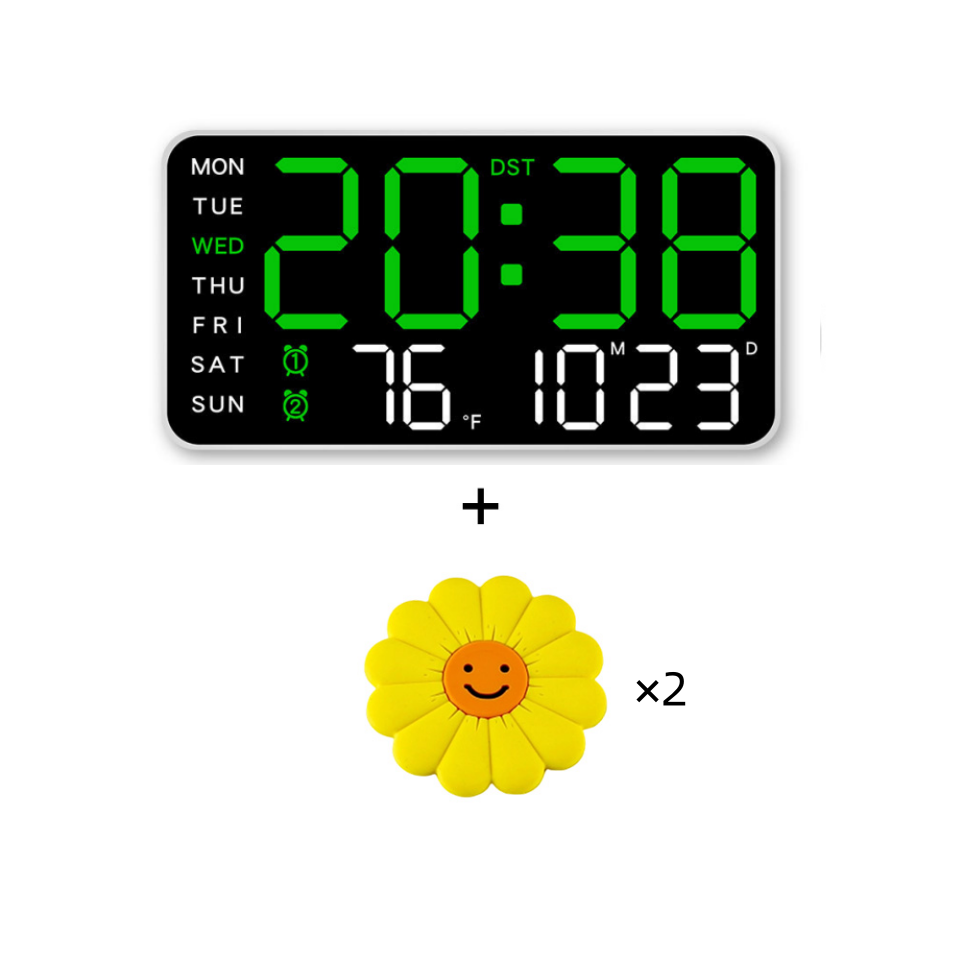 📢📢50% OFF!! ⏰Multifunctional decorative LED digital wall clock, the limitless digital clock for the modern Norwegian home