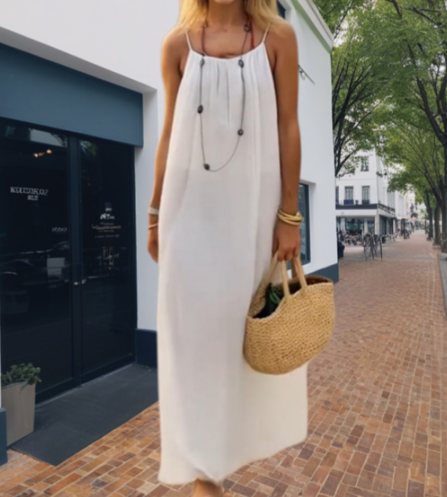 💕💖LAST DAY SALE 57% OFF!💃Women's Solid Color Backless Cami Dress