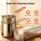 🔥LAST DAY SALE 50% OFF🎁304 Stainless Steel Multifuntional Fryer