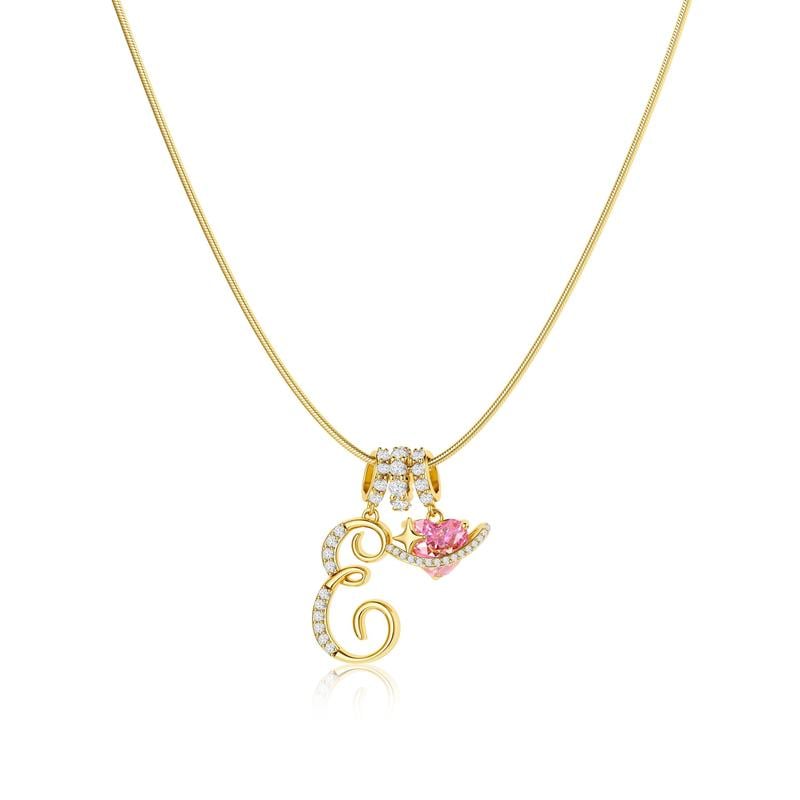 💖 LAST DAY – 75% OFF ✨ 3-layer pendant necklaces with initials A-Z 🎀 | Personalized & elegant