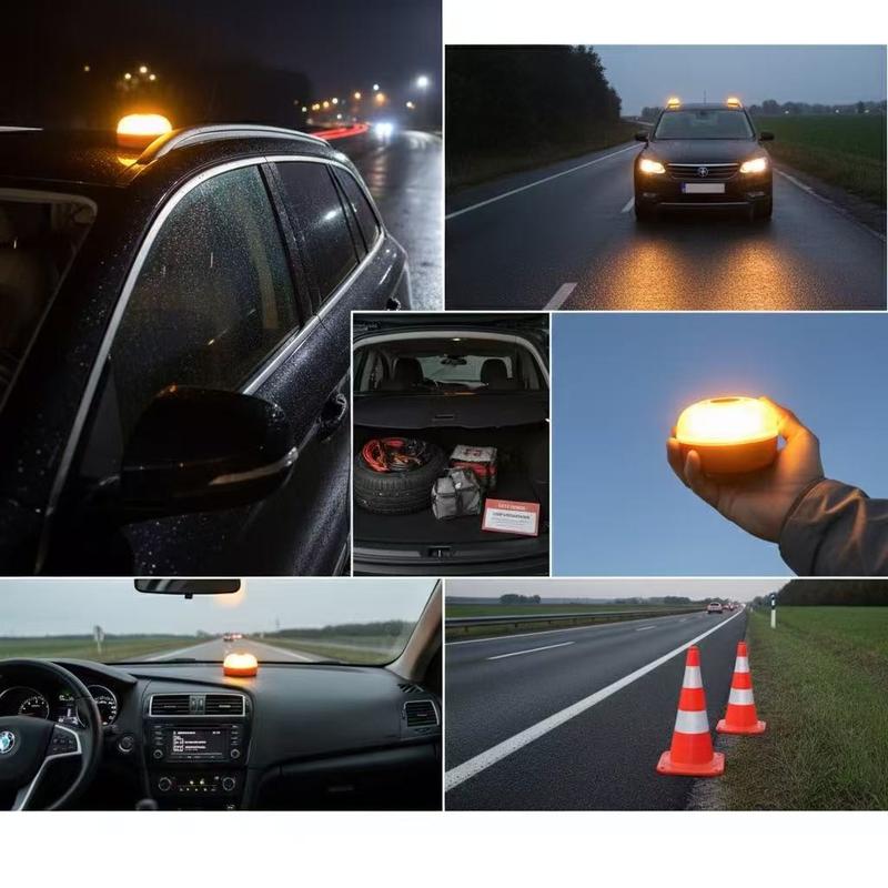 V16 strobe light strip with powerful magnet at the base of the battery
