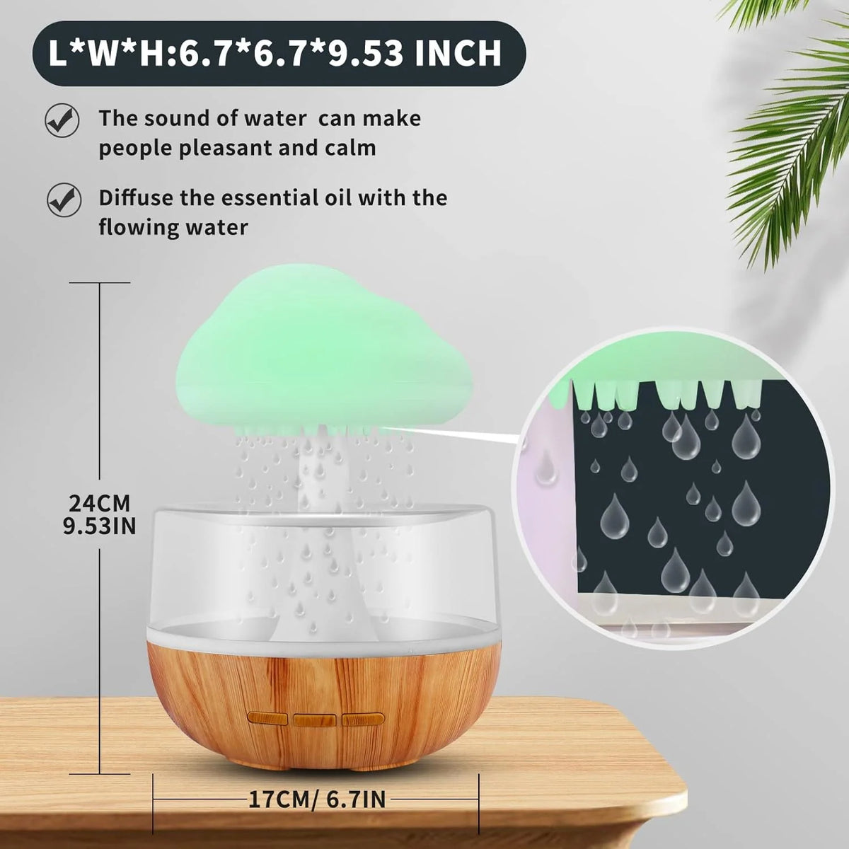 Valentine's Day Sale - Cloud Raindrop Humidifier