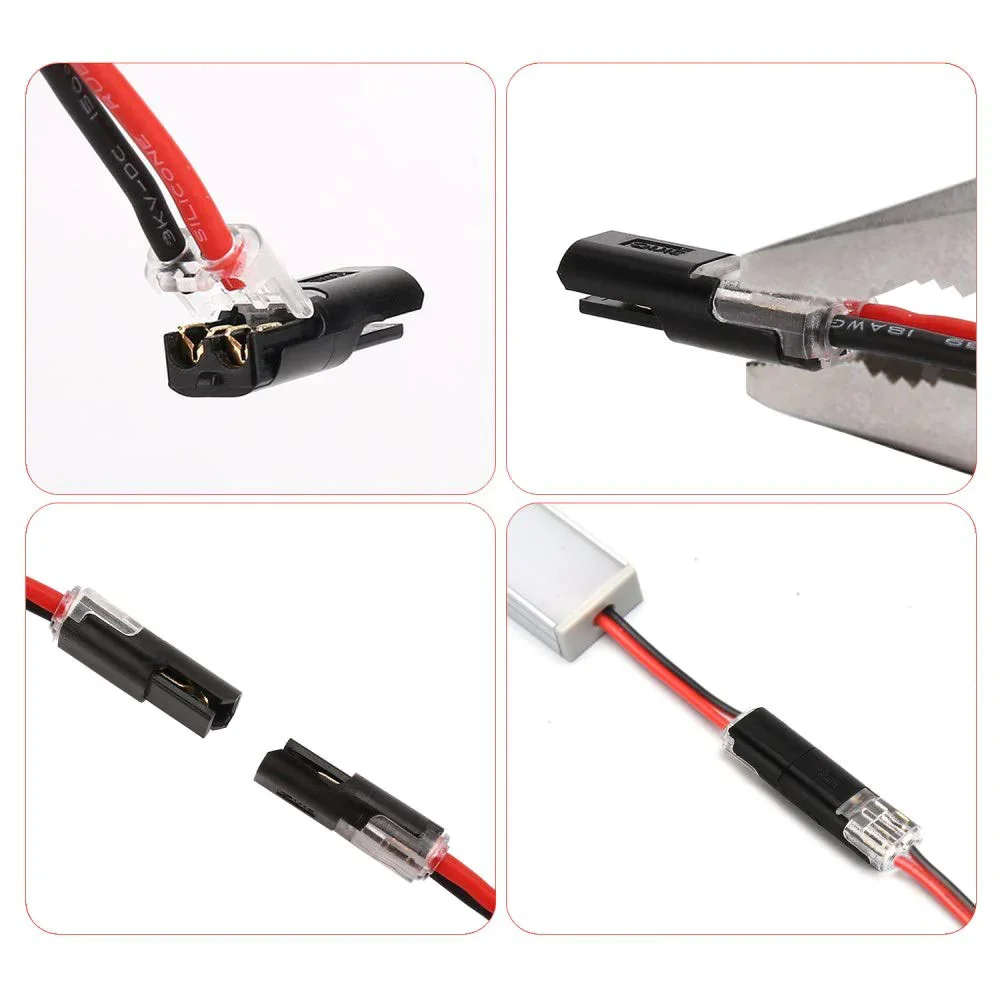 🔥Buy 50 Get 150 Free✨Double-wire Plug-in Connector With Locking Buckle
