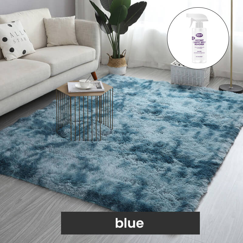 🔥 Gradient Color Plush Floor Mat