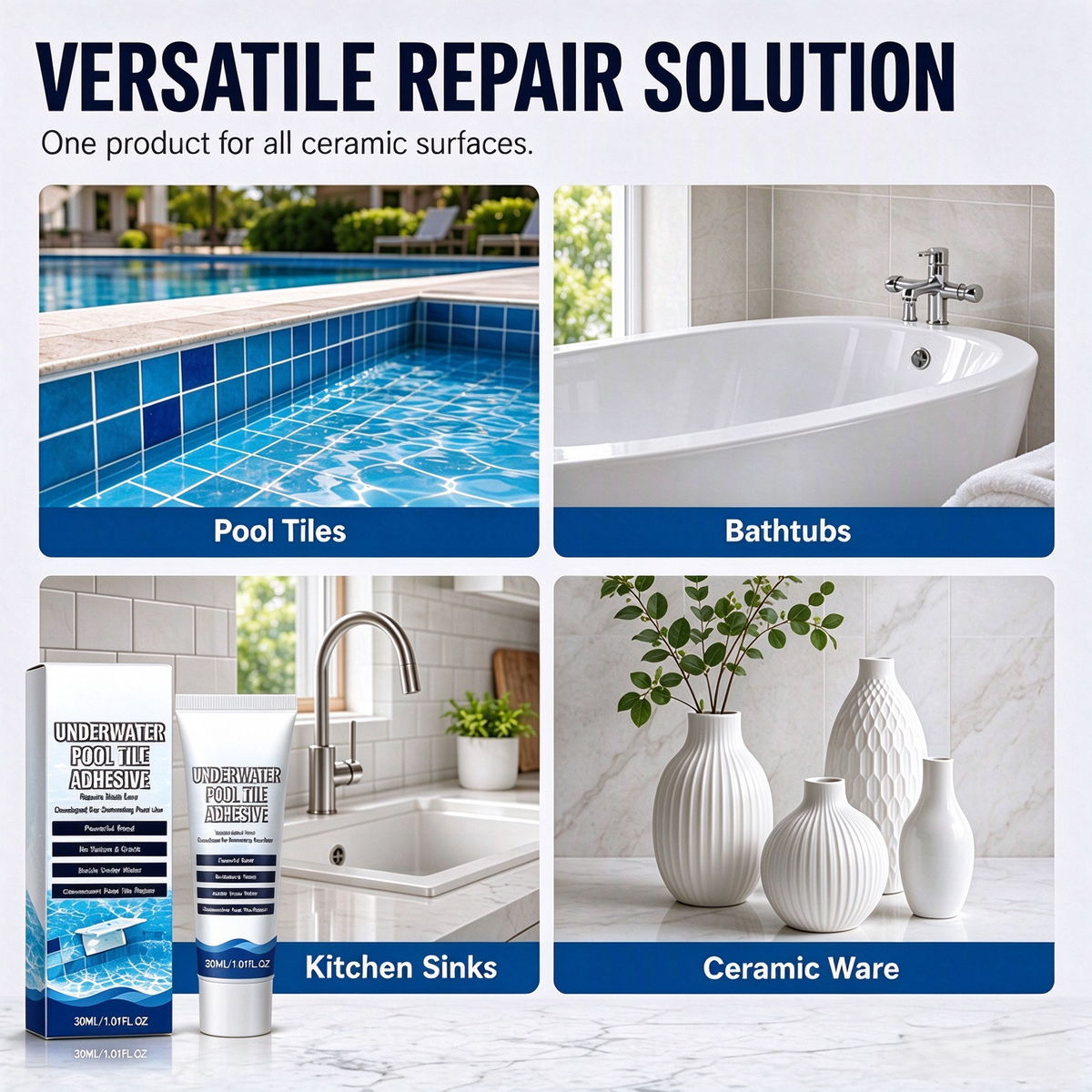 High Strength Underwater Pool Tile Adhesive