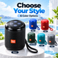 🥳2026 HOT SALE 🔥 50% OFF!Portable Bluetooth Speaker – Bluetooth 5.3, 5W clear sound, TF card + USB playback, hands-free calls. Compact, lightweight & easy to carry. Big sound anywhere! 🎶🔊
