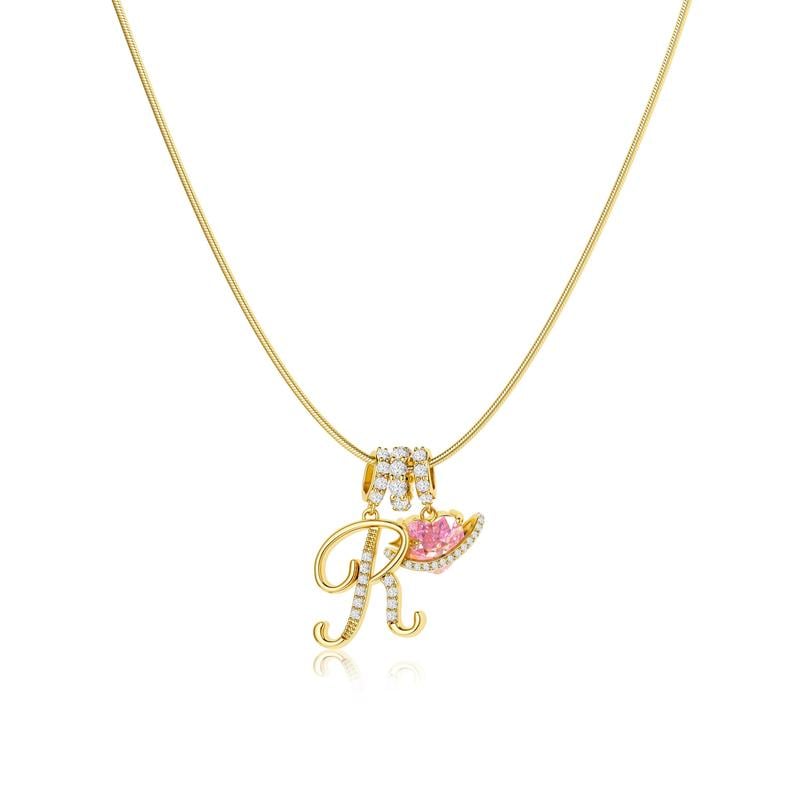 💖 LAST DAY – 75% OFF ✨ 3-layer pendant necklaces with initials A-Z 🎀 | Personalized & elegant
