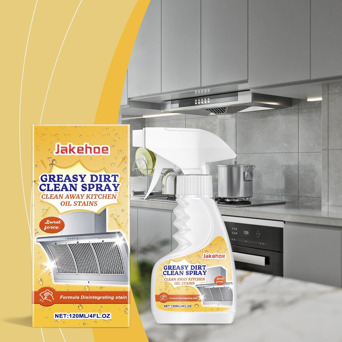 🎁LIMITED SALE BUY 2 GET 1 FREE!!✨Multi-Purpose Kitchen Heavy Oil Cleaner Spray🔥2026 Kitchen Hot Sale 🔥
