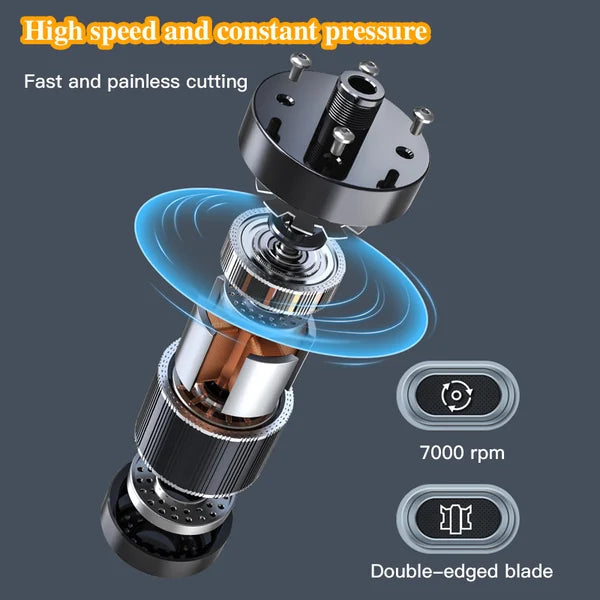 🎁 HOT SALE 57% OFF 💕 Rechargeable Portable Nose Hair Trimmer – Painless Precision, Built-In LED Light & USB-C Fast Charging – A Grooming Essential for Men ✨