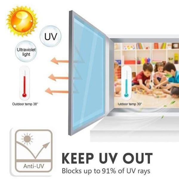 ☀️50% OFF! 🔥 Heat-Insulating Privacy Film – UV Protection, Easy Application & Perfect for Home & Office 🏠