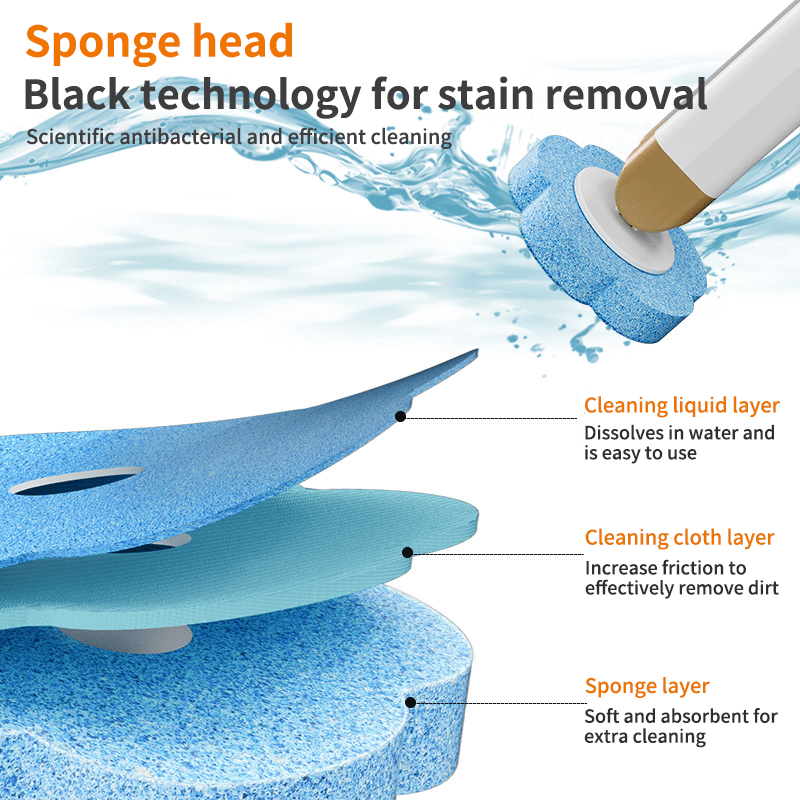 50K+ SOLD!🚽💦Disposable Replacement Wall-Mounted Innovative Toilet Brush Set✨