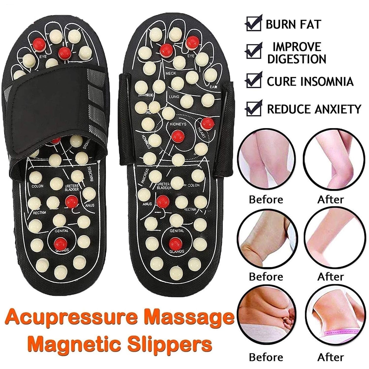 Acupressure and Magnetic Therapy Slippers 🔥50% OFF!🔥