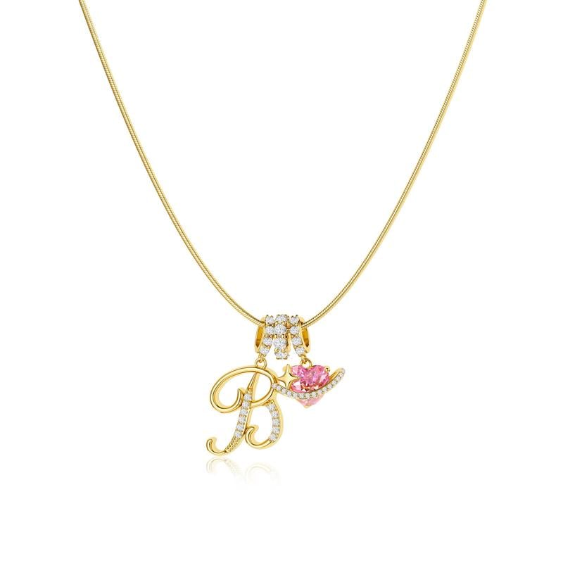 💖 LAST DAY – 75% OFF ✨ 3-layer pendant necklaces with initials A-Z 🎀 | Personalized & elegant