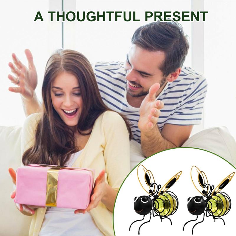 🐝 Solar-powered hanging light with a bee for outdoor use – The perfect gift for plant lovers, moms, or simply anyone who loves to smile ❤️