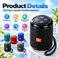 🥳2026 HOT SALE 🔥 50% OFF!Portable Bluetooth Speaker – Bluetooth 5.3, 5W clear sound, TF card + USB playback, hands-free calls. Compact, lightweight & easy to carry. Big sound anywhere! 🎶🔊