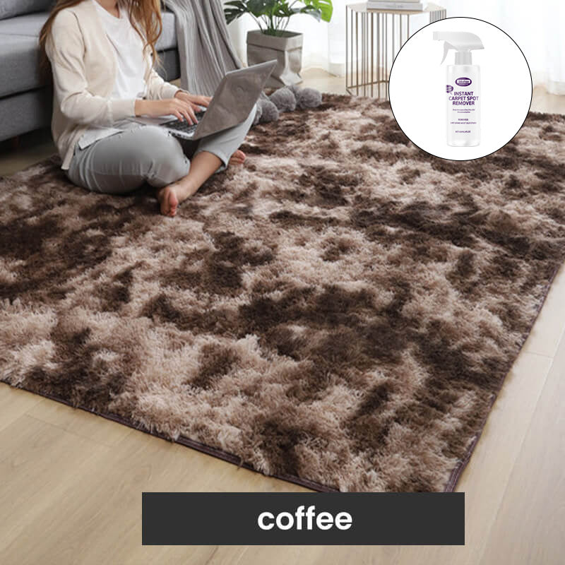 🔥 Gradient Color Plush Floor Mat