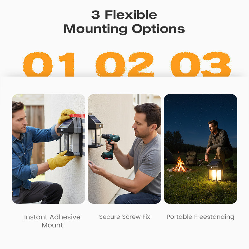 🎁 50% OFF! 💡 SOLAR WALL LIGHT - Motion Sensor & Weatherproof 🌟🛒