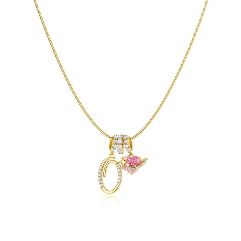 💖 LAST DAY – 75% OFF ✨ 3-layer pendant necklaces with initials A-Z 🎀 | Personalized & elegant