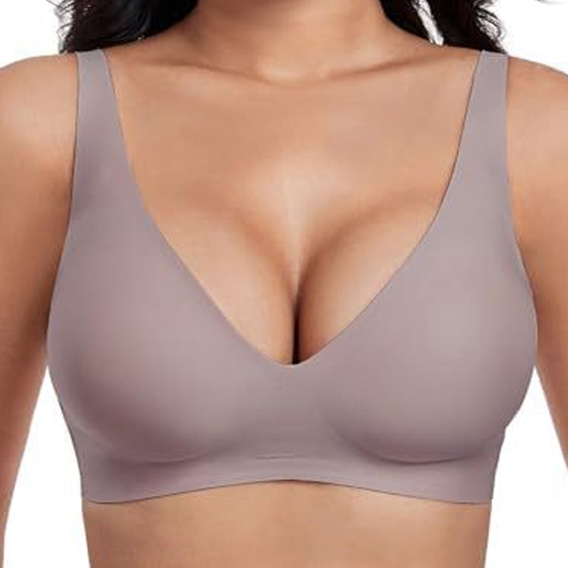 ⏳LAST DAY SALE 57% OFF💕Womens Comfortable Wireless Bralettes Seamless Deep V Everyday Bra