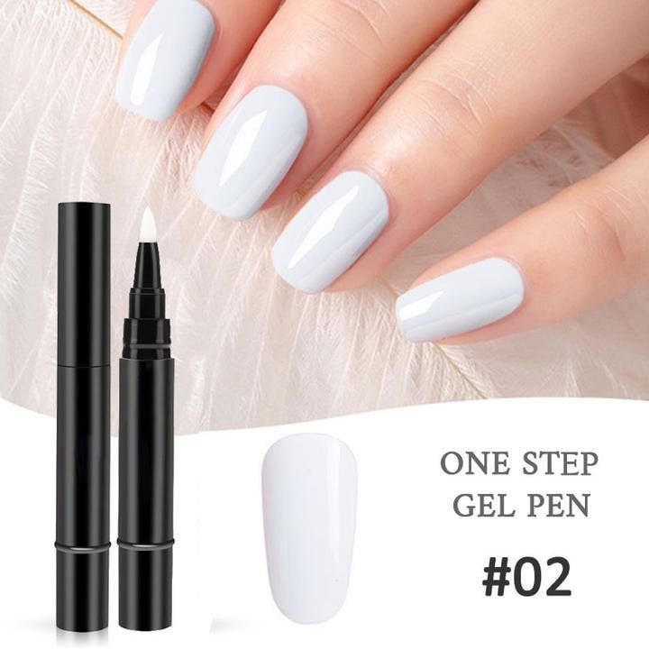 💅 Limited Time Buy 1 Get 1 Free - ＄14.99! ✨One Step Nail Gel Pen🎨Free handheld mini UV nail lamp💡