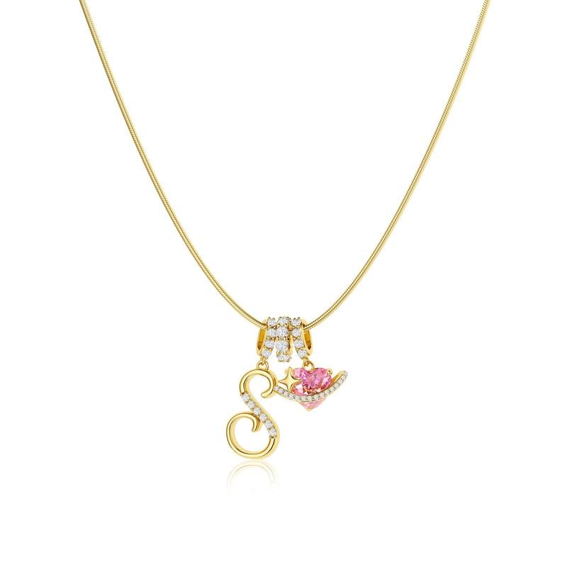 💖 LAST DAY – 75% OFF ✨ 3-layer pendant necklaces with initials A-Z 🎀 | Personalized & elegant
