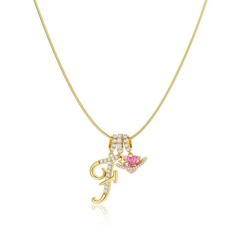💖 LAST DAY – 75% OFF ✨ 3-layer pendant necklaces with initials A-Z 🎀 | Personalized & elegant