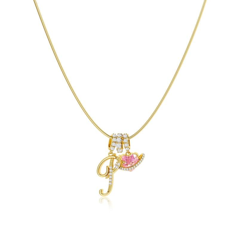 💖 LAST DAY – 75% OFF ✨ 3-layer pendant necklaces with initials A-Z 🎀 | Personalized & elegant