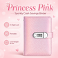 ✨ SparkleLock Cash Savings Binder with 3-Digit Combination Lock – 100-Page Cash Stuffing Budget Organizer for Savings Challenges, Money Goals & Gifts 💖