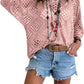 👚 50% OFF NOW! 🌸 Women's Bohemian-Inspired Beige Crochet Top with V-Neck – Breathable, Relaxed Fit & Perfect for Summer Days ☀️