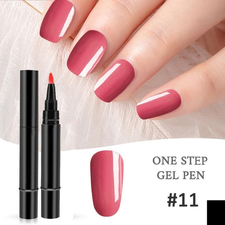 💅 Limited Time Buy 1 Get 1 Free - ＄14.99! ✨One Step Nail Gel Pen🎨Free handheld mini UV nail lamp💡