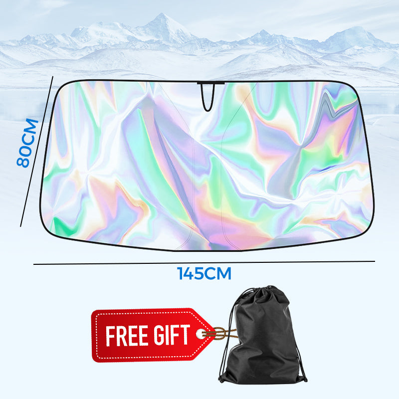💎 Blocks 99% Heat & UV, Foldable Design for Instant Cool Interior & Dashboard Protection ☀️🚗