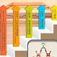 Children's DIY Balancing Building Blocks: Hercules Stacking Game for Boys and Girls, Stacking Fun Educational Toy Made of Plastic