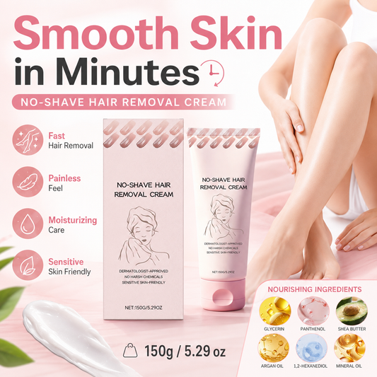 ⏰ SUMMER FLASH SALE – 57% OFF ☀️ Get Baby-Smooth Skin Instantly! Nourishing Depilatory Cream That Gently Removes Hair & Refines Texture. Stock Up Now! 🧴💖