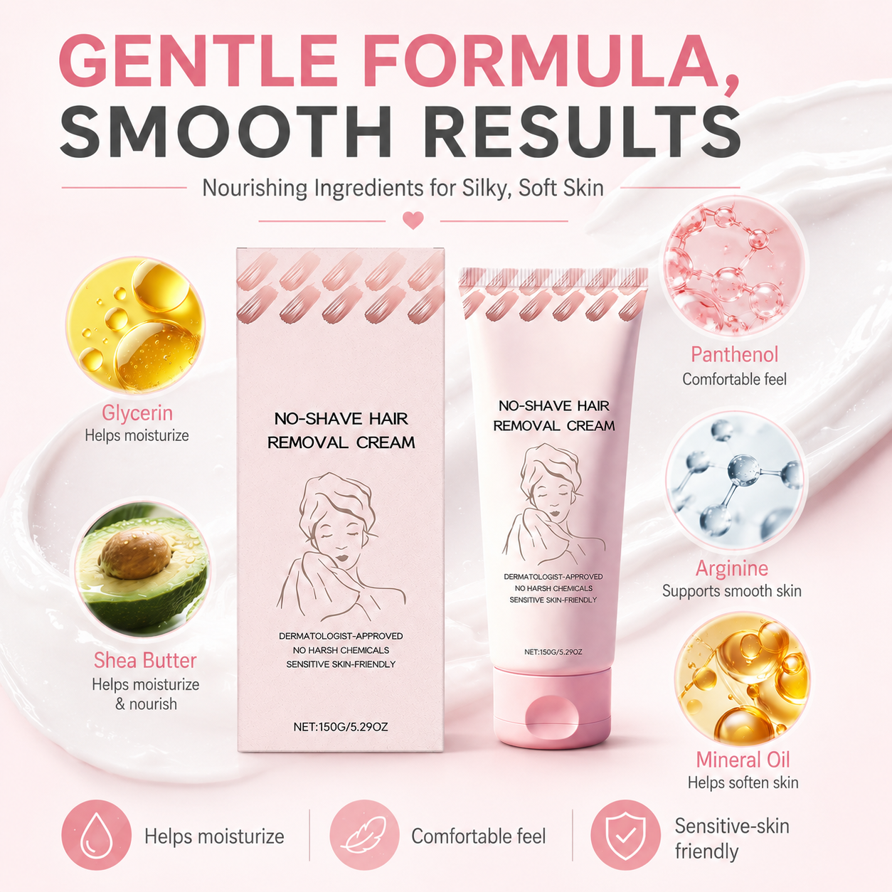 ⏰ SUMMER FLASH SALE – 57% OFF ☀️ Get Baby-Smooth Skin Instantly! Nourishing Depilatory Cream That Gently Removes Hair & Refines Texture. Stock Up Now! 🧴💖