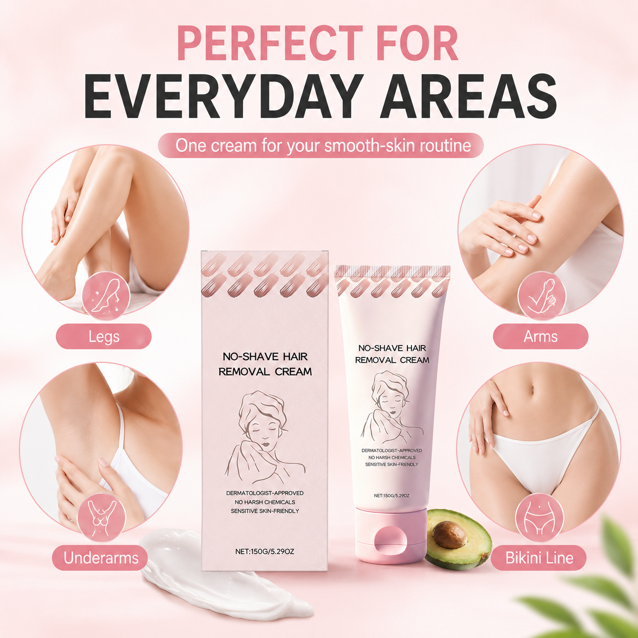 ⏰ SUMMER FLASH SALE – 57% OFF ☀️ Get Baby-Smooth Skin Instantly! Nourishing Depilatory Cream That Gently Removes Hair & Refines Texture. Stock Up Now! 🧴💖