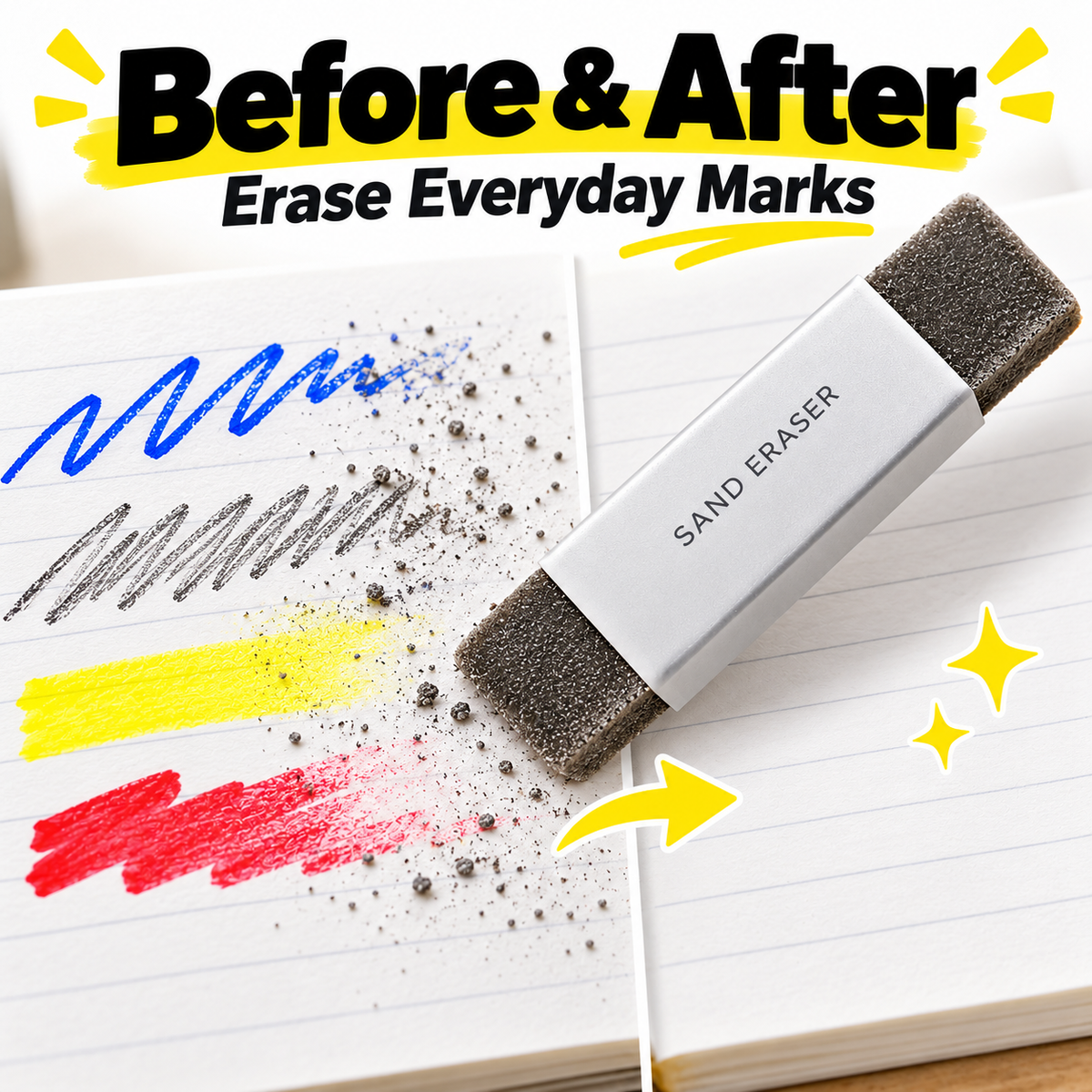Frosted Eraser – For Students, Exams & Office Use