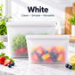 Reusable Silicone Zip Containers-Set of two (one large, one small)