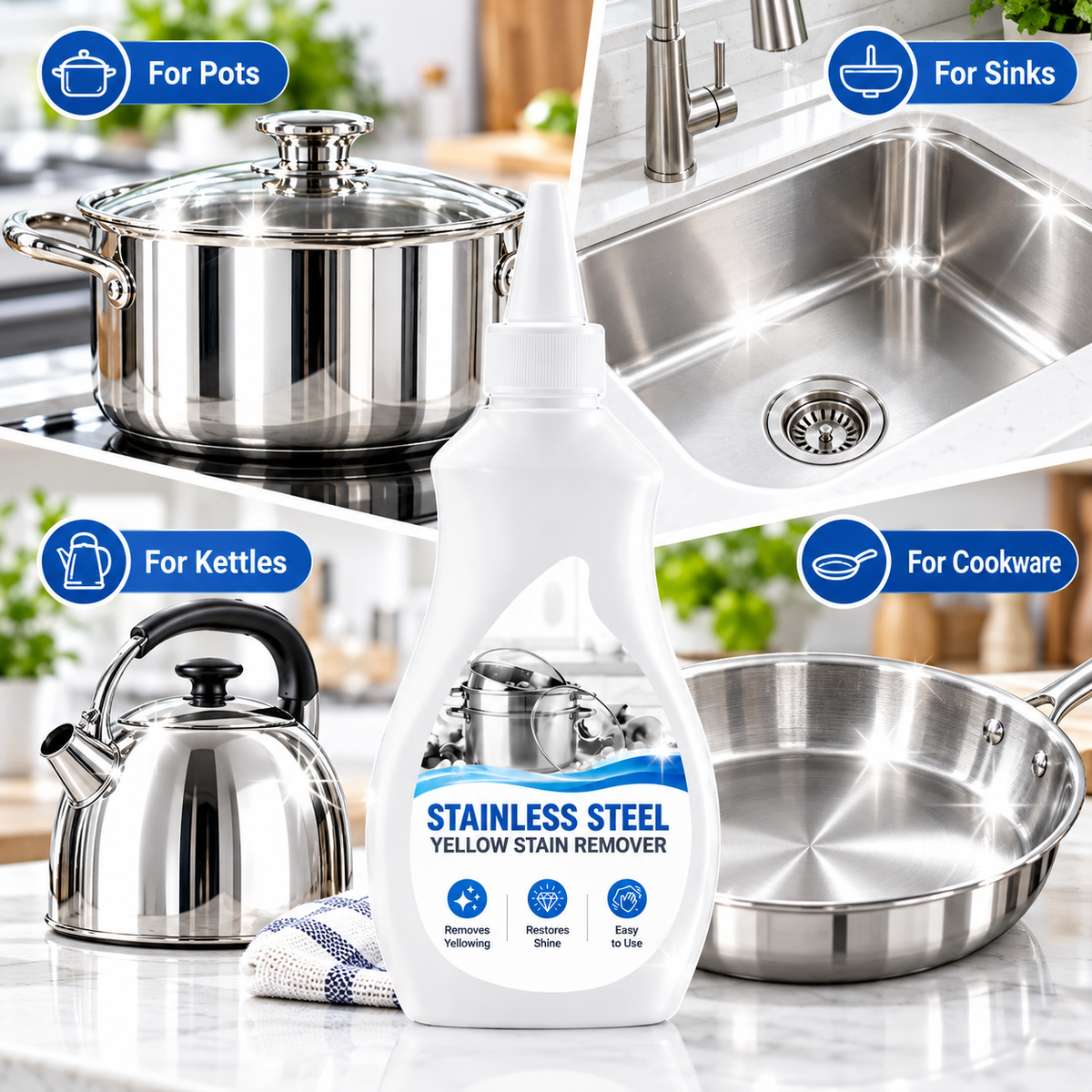 Restore the Original Shine of Your Stainless Steel