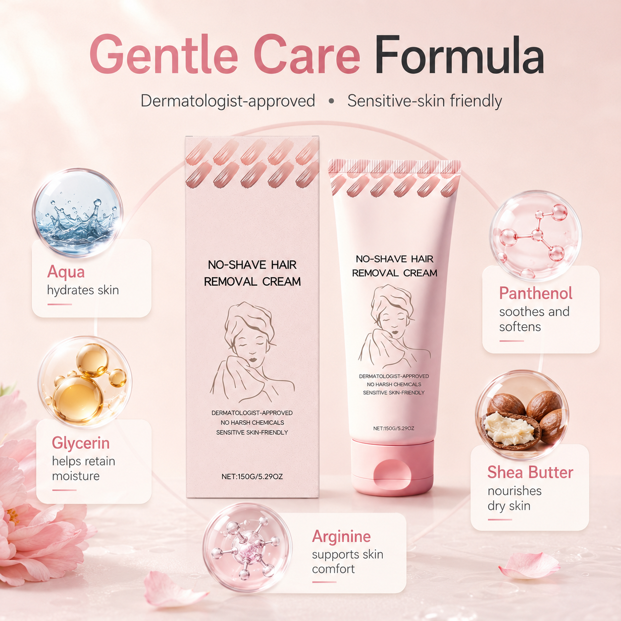 ⏰ SUMMER FLASH SALE – 57% OFF ☀️ Get Baby-Smooth Skin Instantly! Nourishing Depilatory Cream That Gently Removes Hair & Refines Texture. Stock Up Now! 🧴💖