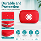 First Aid Kit: Portable Home Emergency Kit—Complete with Accessories | 26-Piece Set