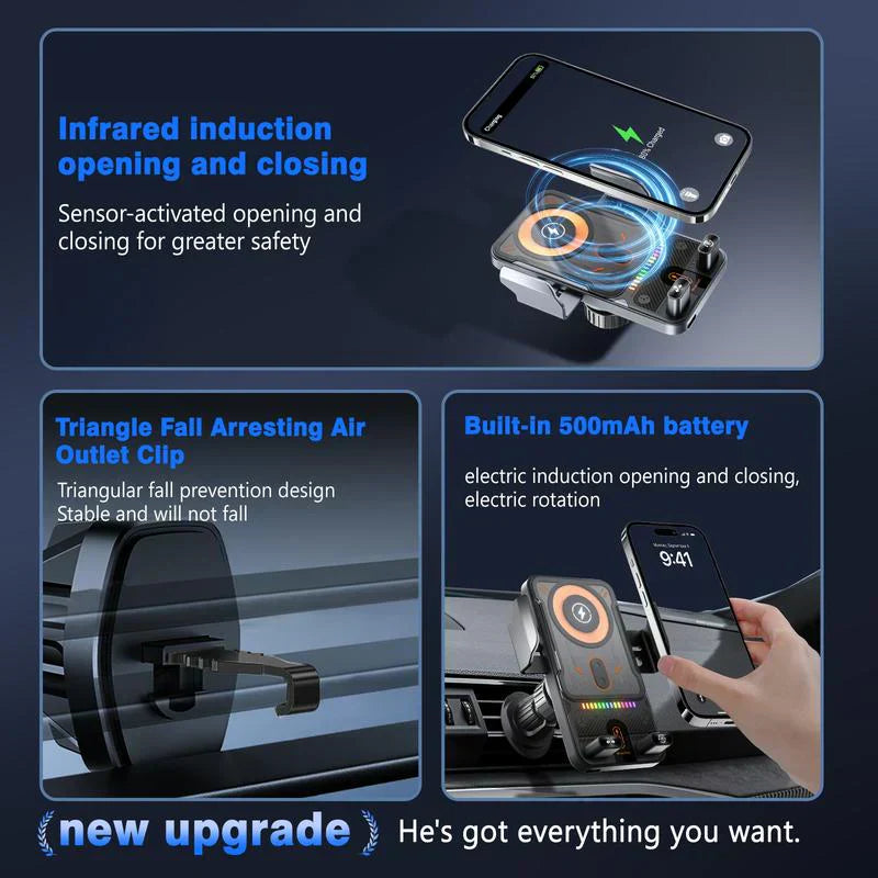 New Wireless Fast Charging Car Mount (2026)