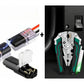 Double plug connector with locking latch