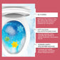 Toilet Gel Deodorant Flower — Household Toilet Descaling, Deodorizing, Freshening, and Odor-Removing Toilet Cleaner