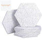 Self-Adhesive Acoustic Panels - Sound Insulating Foam Panels for High-Density Walls, Y-Shaped Liner Design, Flame Retardant, Noise Absorption, Echo Elimination