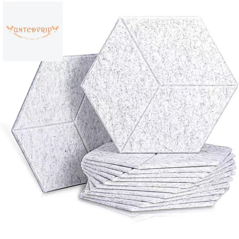 Self-Adhesive Acoustic Panels - Sound Insulating Foam Panels for High-Density Walls, Y-Shaped Liner Design, Flame Retardant, Noise Absorption, Echo Elimination