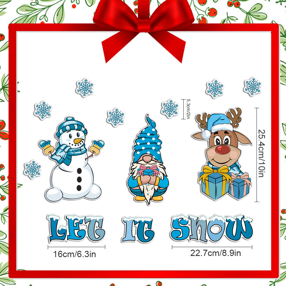 🎄 3D Christmas Magnetic Stickers – Cute Holiday Decor for Fridges & Metal Surfaces