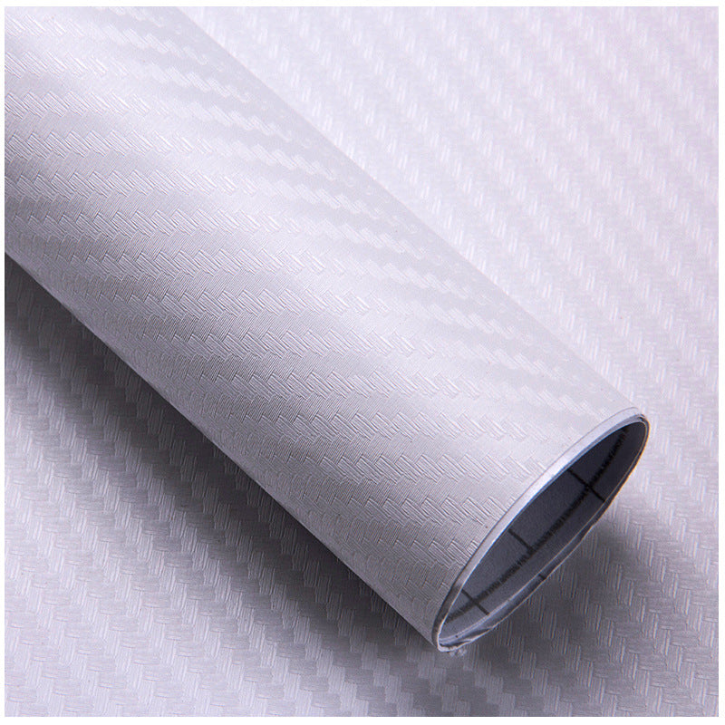 🚗 3D/6D Carbon Fiber Interior Trim Film – Self-Adhesive Car Wrap