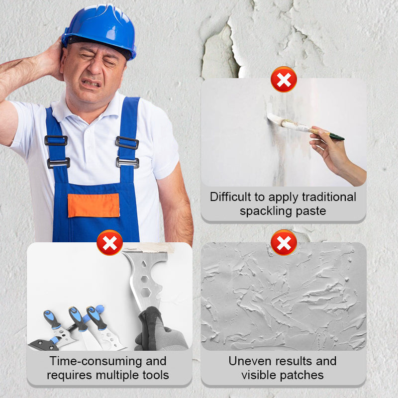 🥳2026 HOT SALE🥳💞50K+ SOLD!💥🏆⏰ LAST DAY – 14.99＄!  – Magic Wall Repair Spray – Instantly fills cracks & holes. No mess, easy DIY.🧱✨
