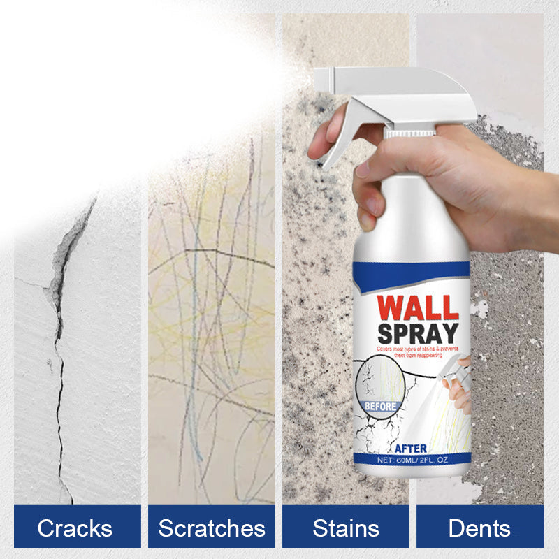 🥳2026 HOT SALE🥳💞50K+ SOLD!💥🏆⏰ LAST DAY – 14.99＄!  – Magic Wall Repair Spray – Instantly fills cracks & holes. No mess, easy DIY.🧱✨